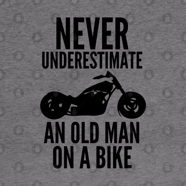 Never underestimate an old man on a bike by mksjr